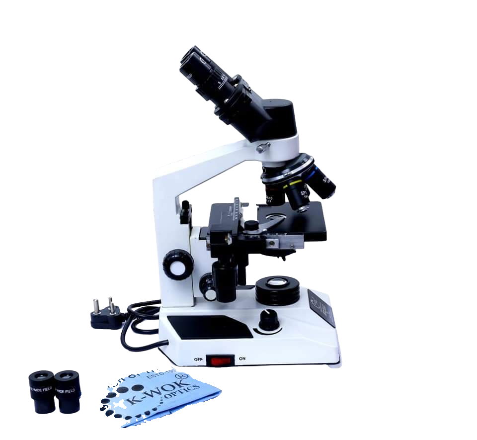 Binocular Research Microscope - Coarse Adjustment Range: Present