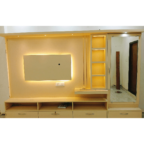 TV Unit With Dressing Table