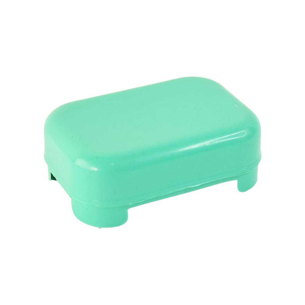 Premium Quality Rectangular Aqua Green Plastic Soap Case (1 Pc) - Application: As Per Product Requirement