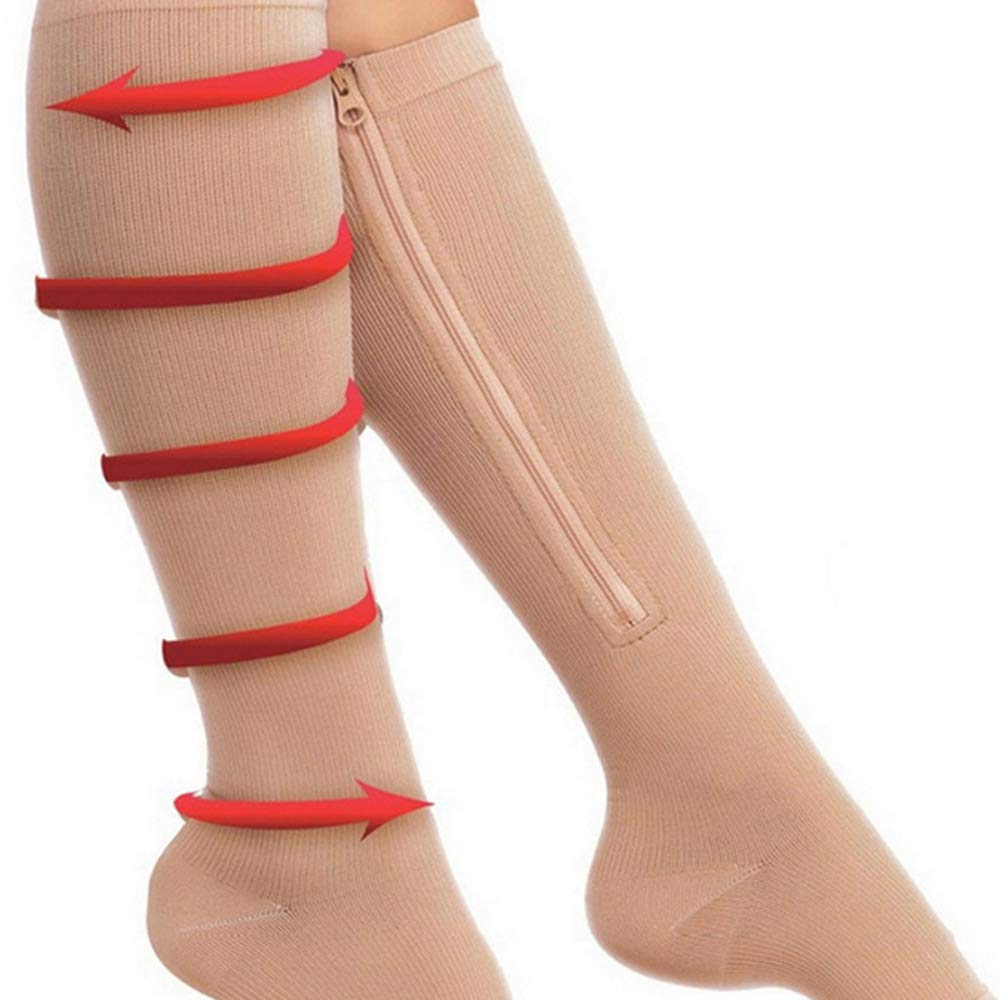 Zipper Compression Socks