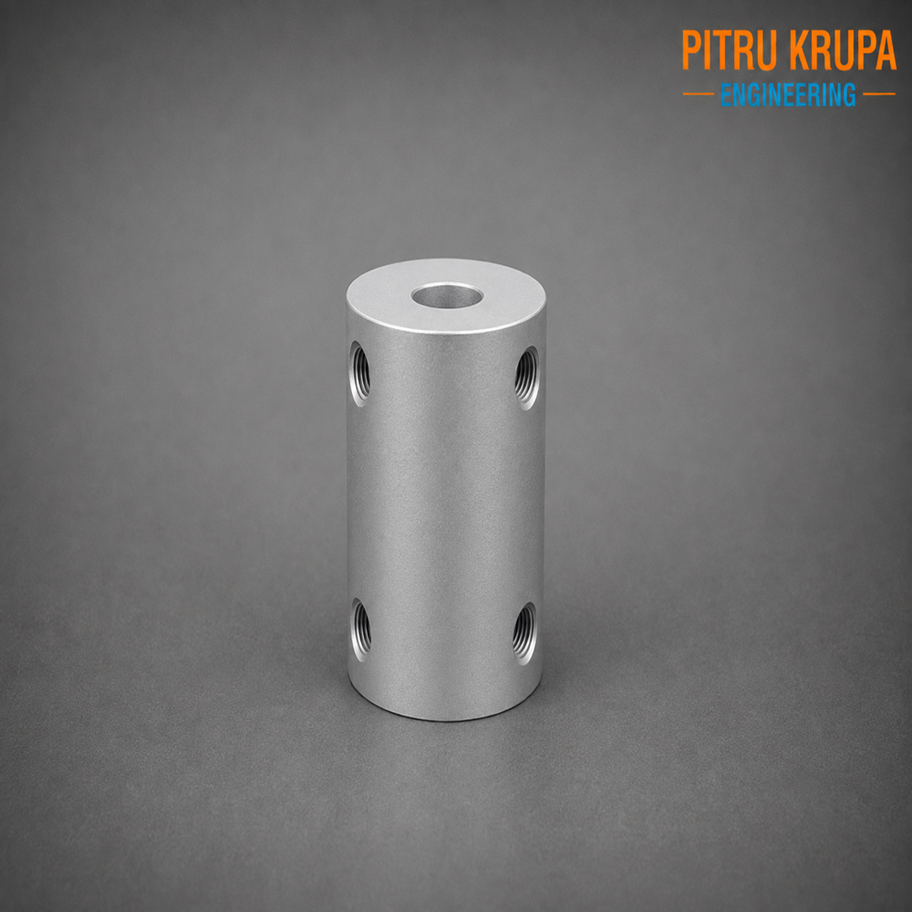 CNC Machined Aluminium Cylindrical Connector