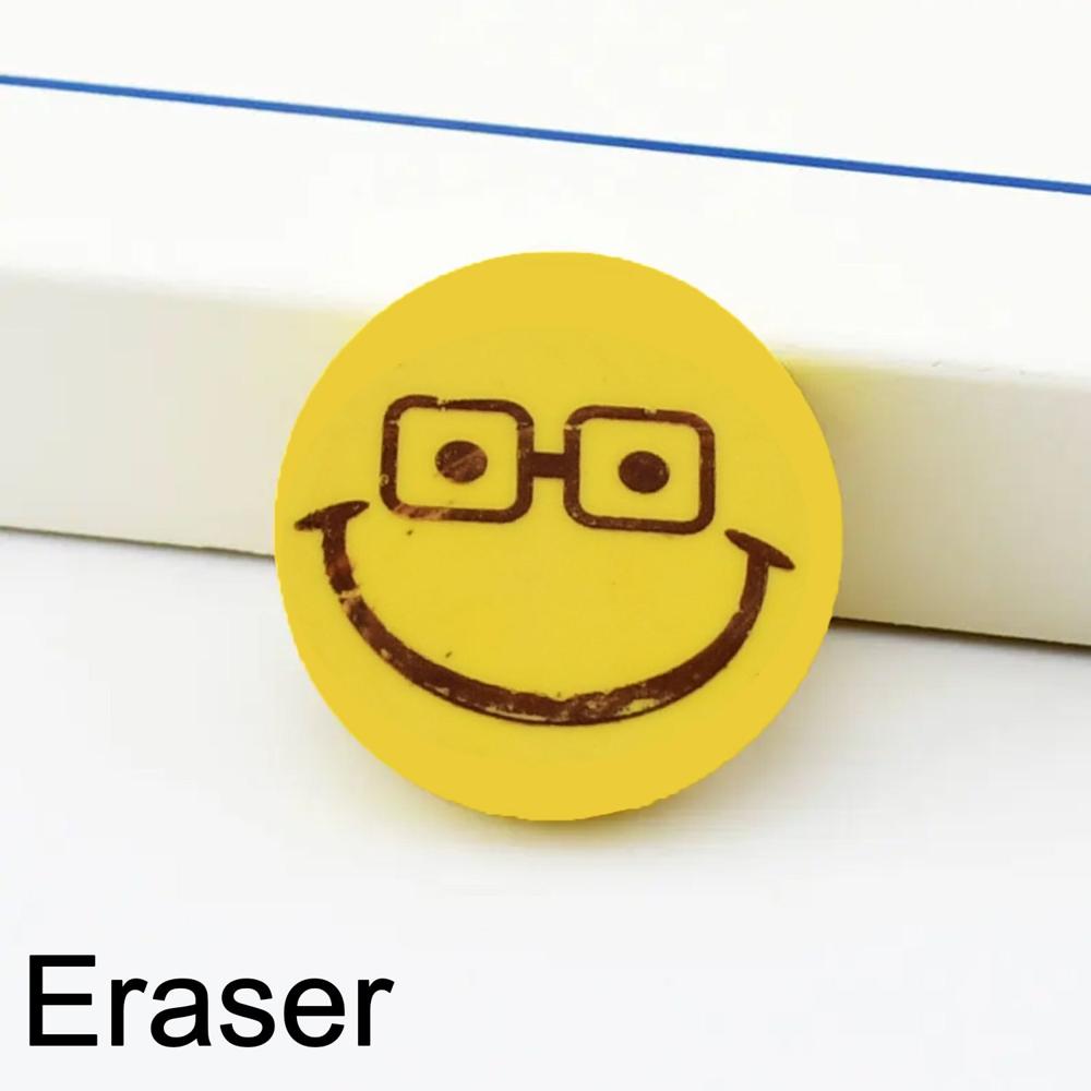 Smiley Design Eraser (1 Pc / Mix Design) - Application: As Per Product Requirement