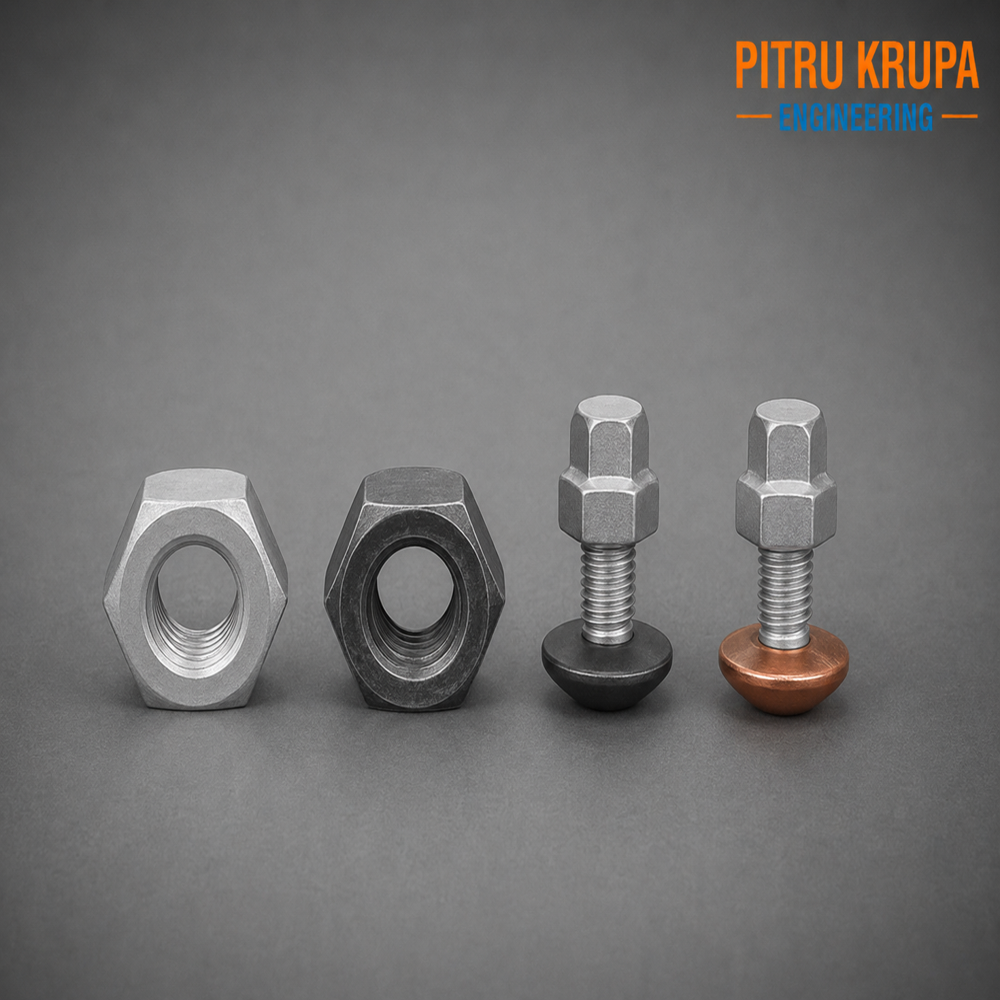 CNC Machined Adjustable Leveling Screw & Hex Nut