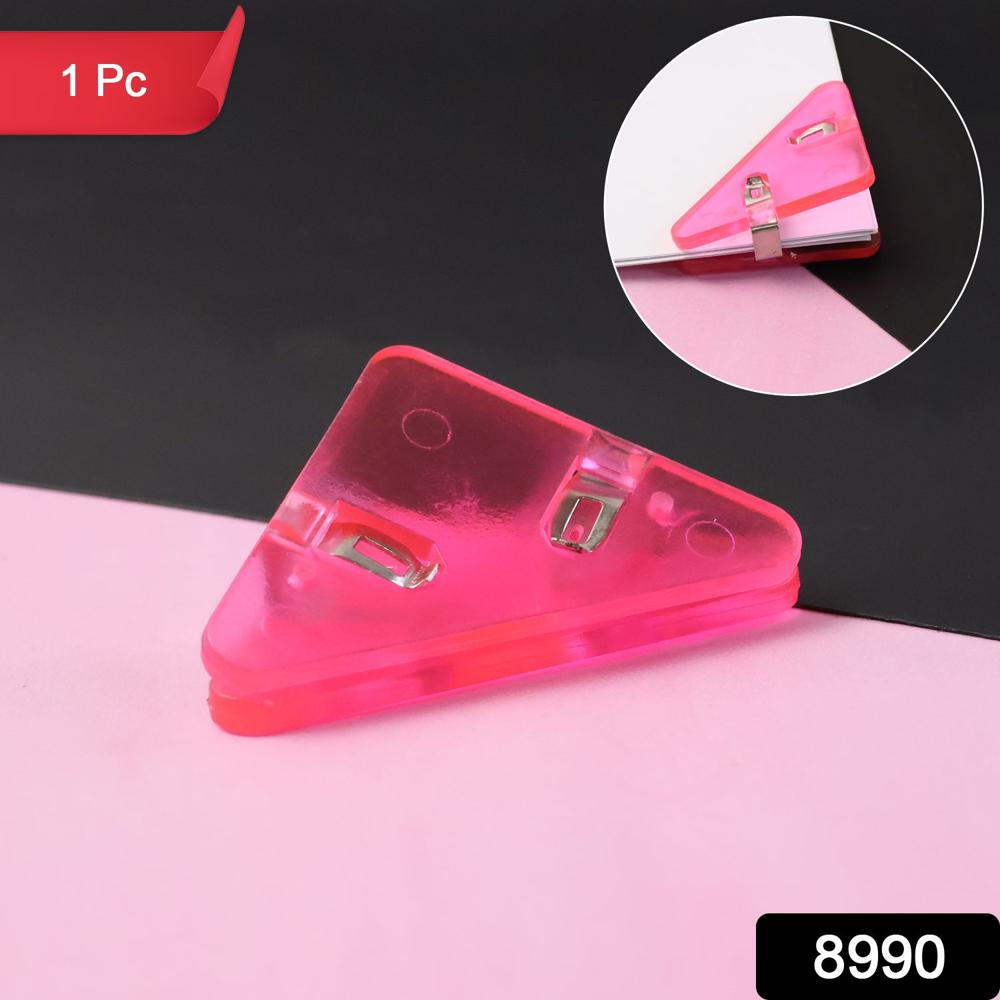 Triangle Paper Clips Small Corner Clips for Paper, Document Clip (1 pc)