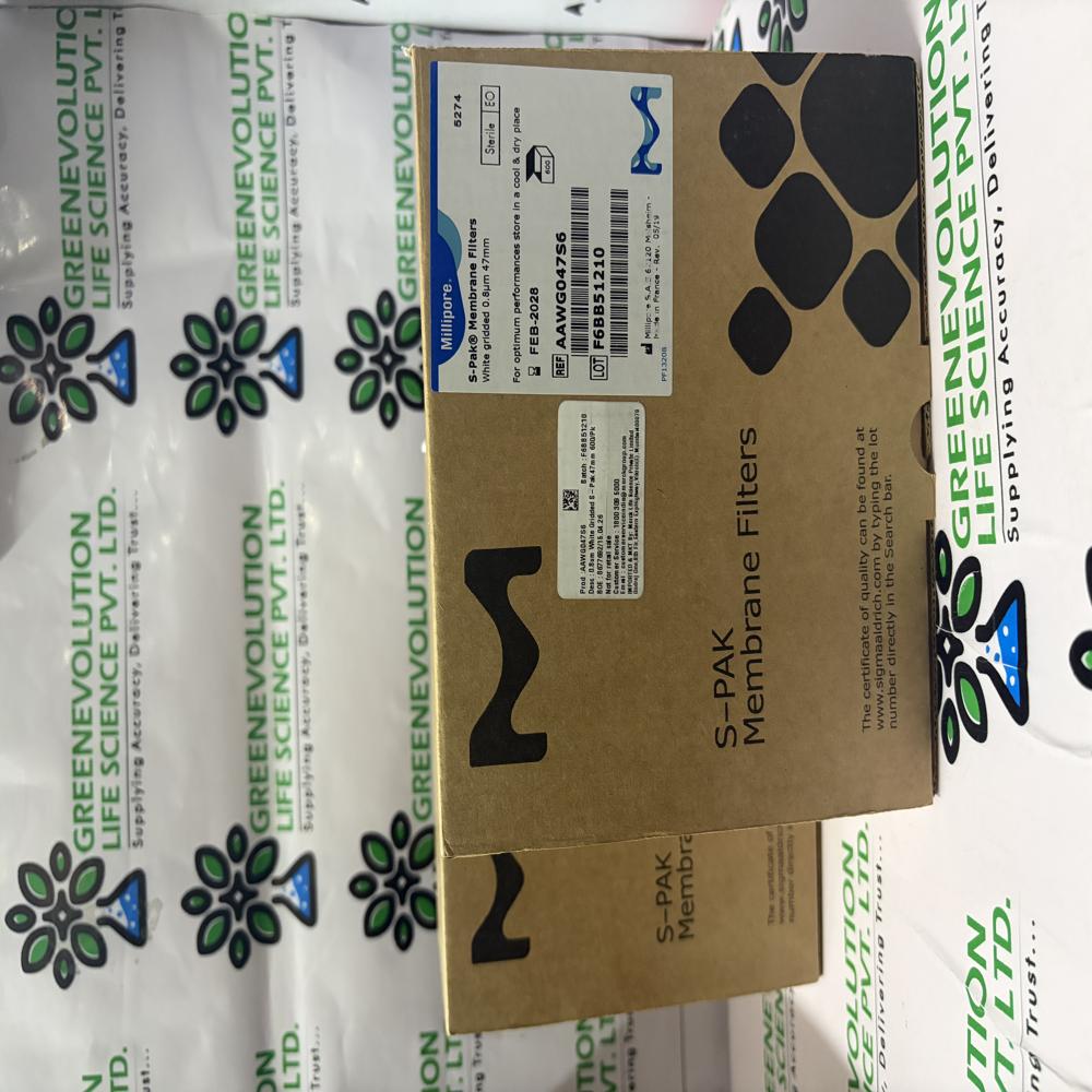 Aawg047s6 Sterile Filter Paper 0.8um Diameter 47mm Millipore