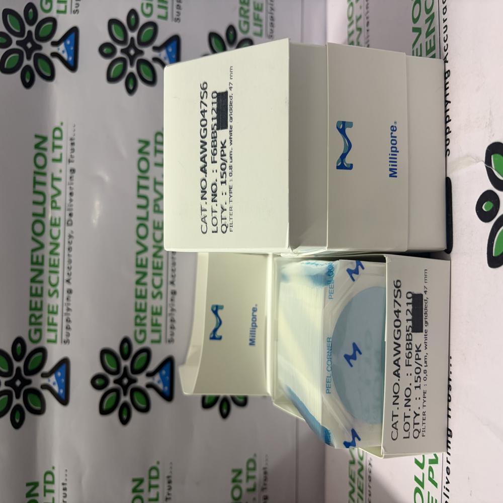Aawg047s6 Sterile Filter Paper 0.8um Diameter 47mm Millipore