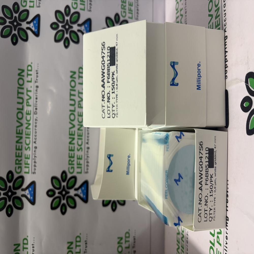 Aawg047s6 Sterile Filter Paper 0.8um Diameter 47mm Millipore