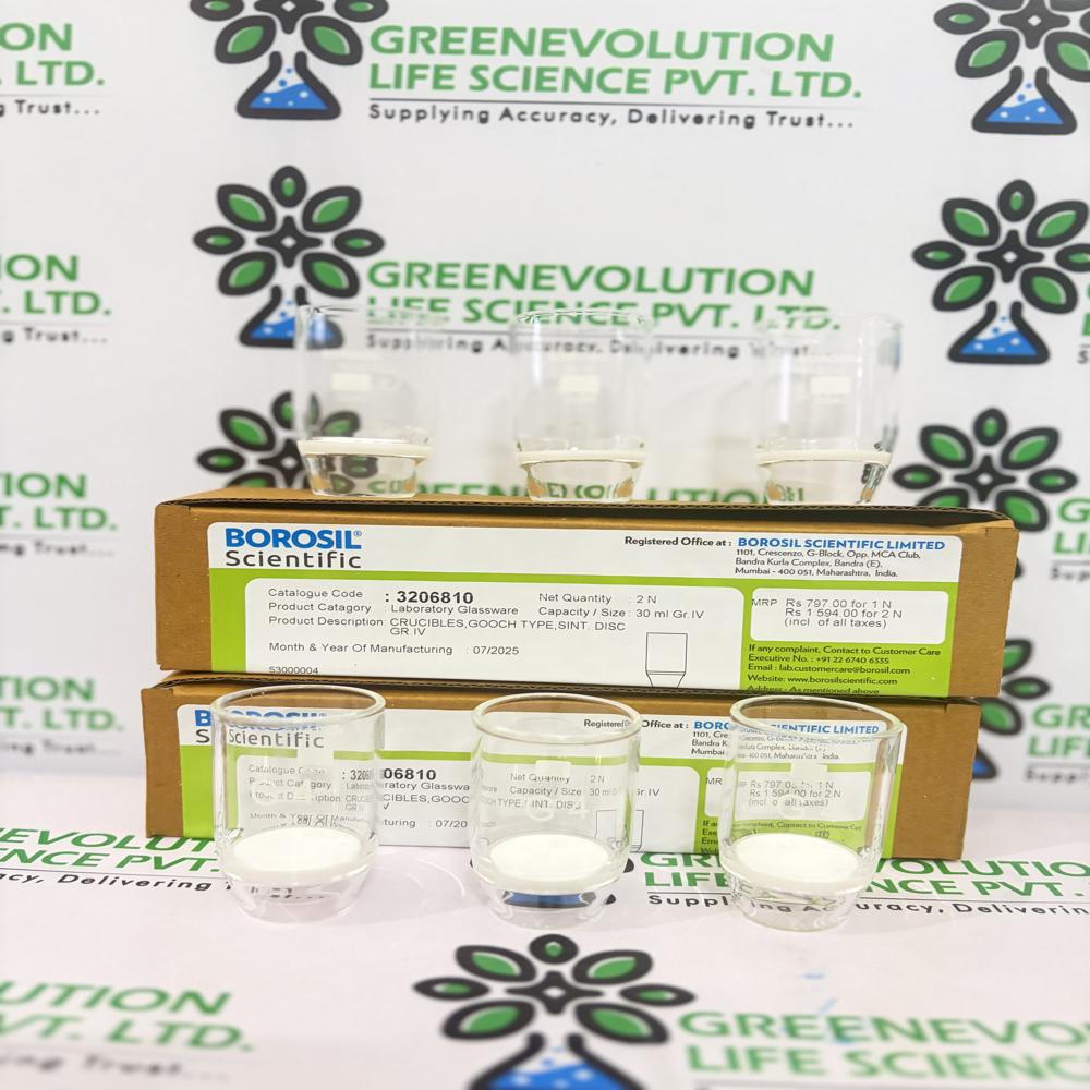 Gooch Crucible 30ML Borosil