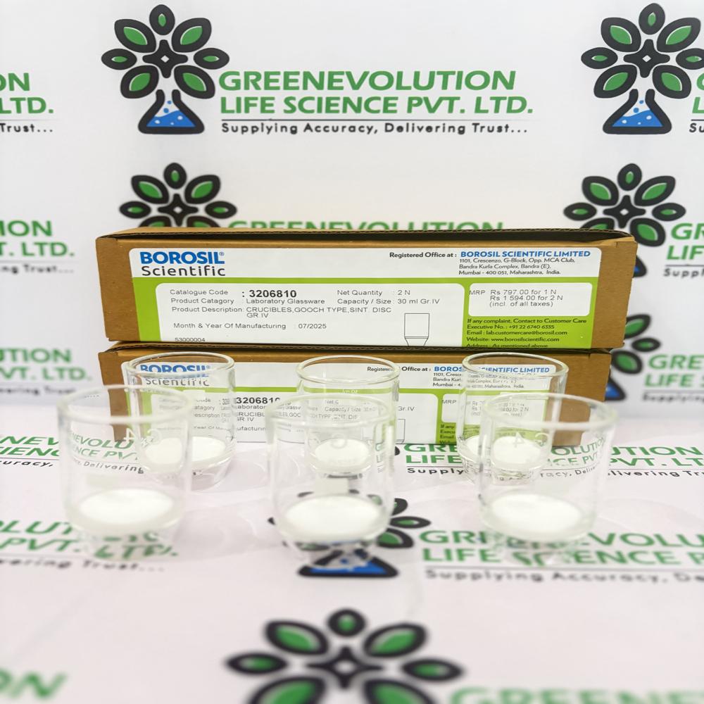 Gooch Crucible 30ML Borosil