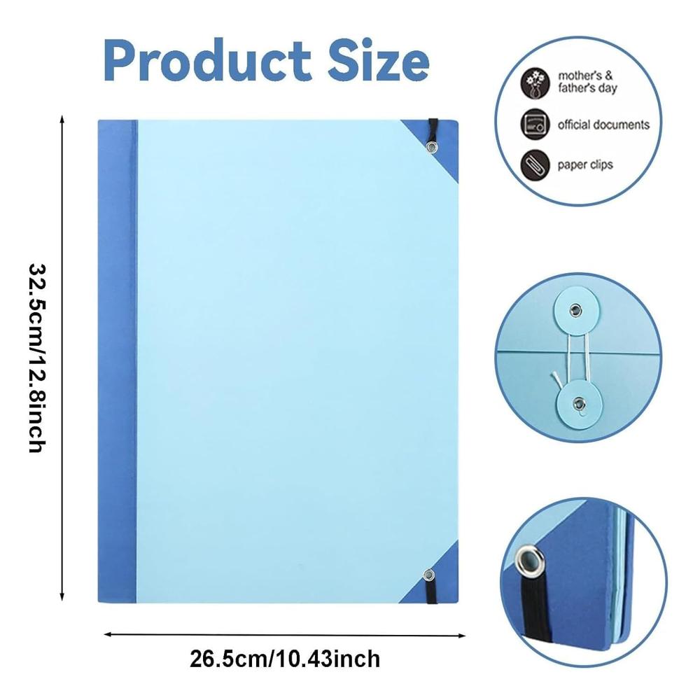 DOCUMENT ORGANIZER BLUE