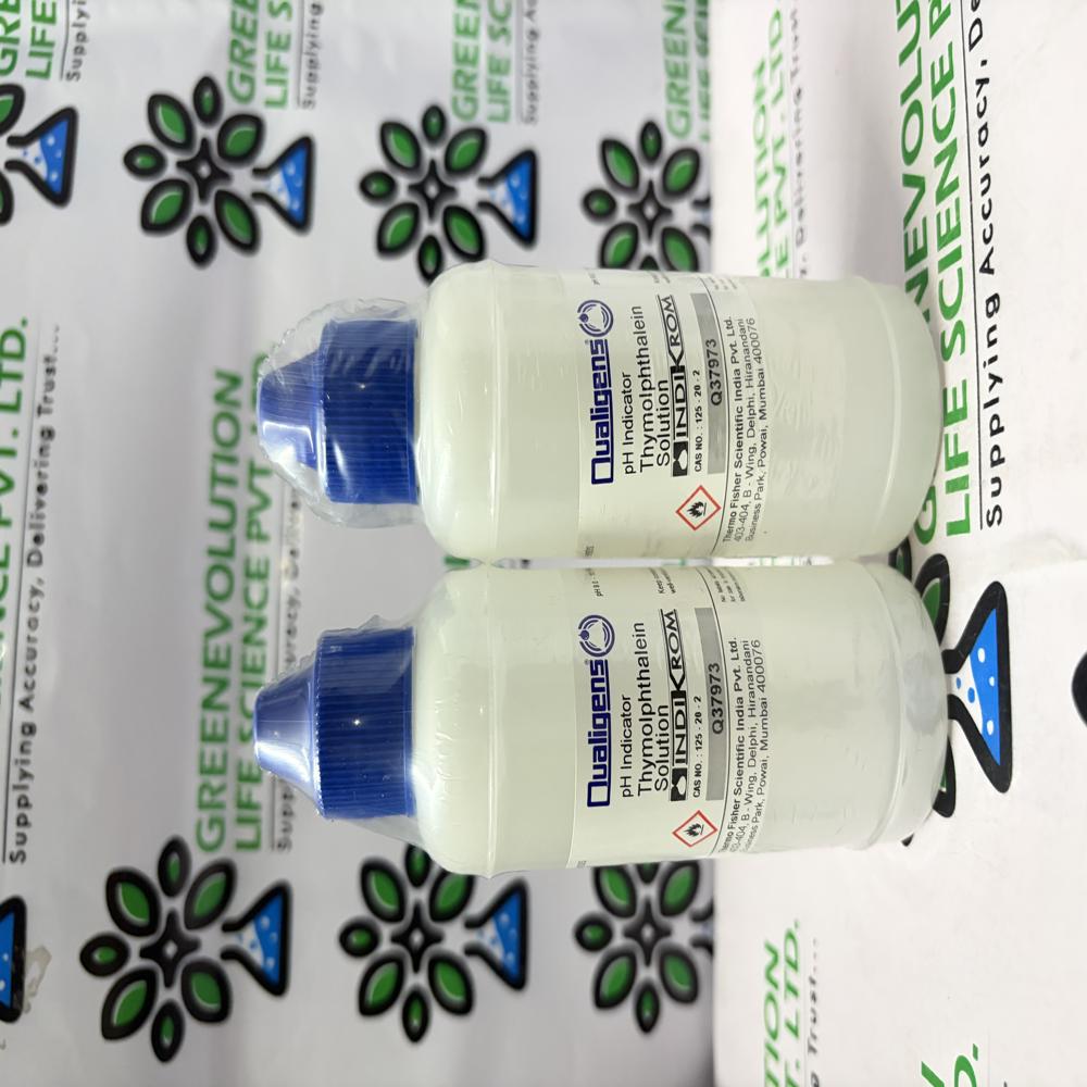 Thymolphathalin Indicator Solution 125ml Qualigens