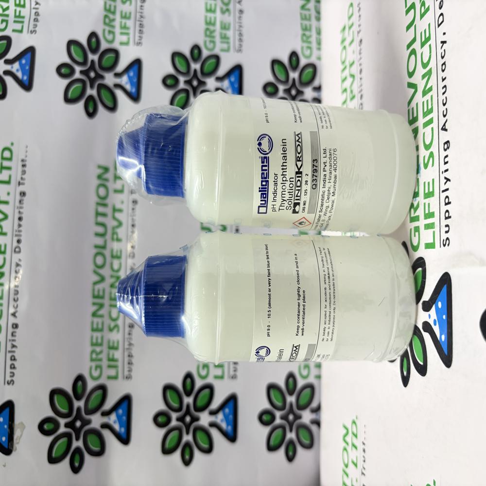Thymolphathalin Indicator Solution 125ml Qualigens