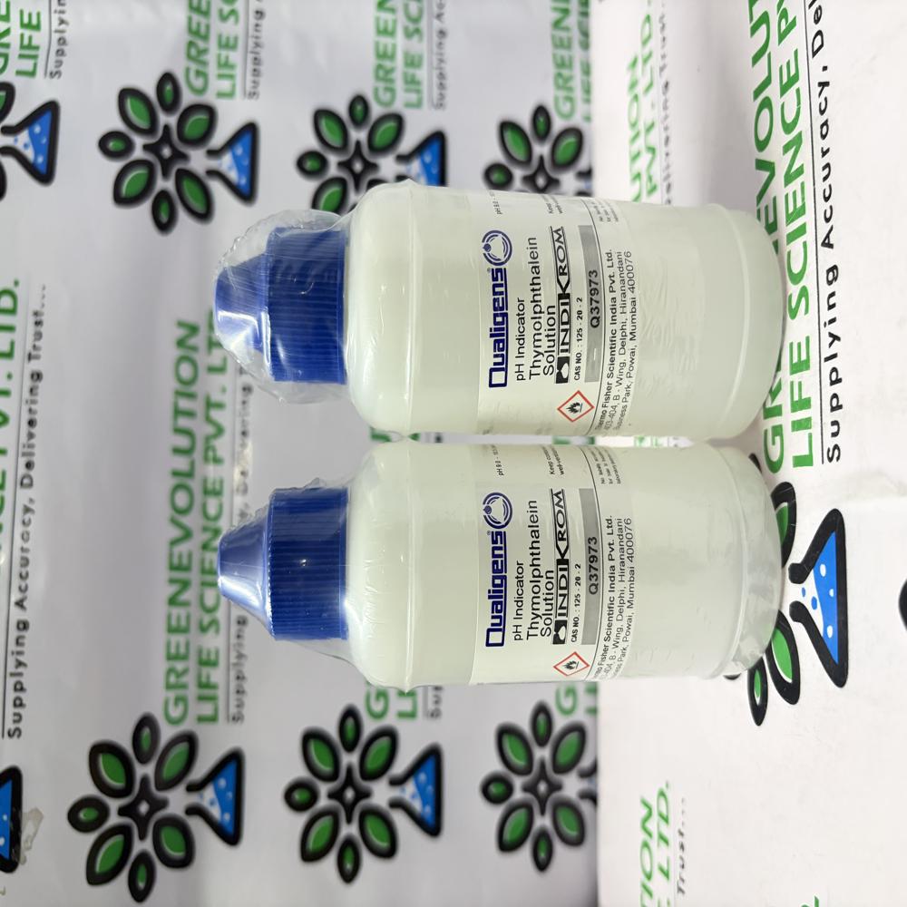 Thymolphathalin Indicator Solution 125ml Qualigens