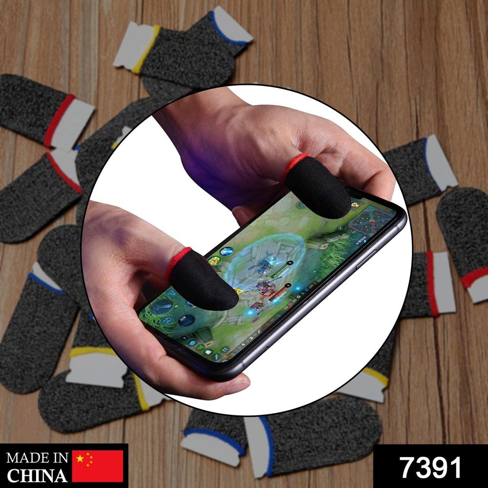 Thumb & Finger Sleeve for Mobile Game PubgCodFreefire (1Pair only)