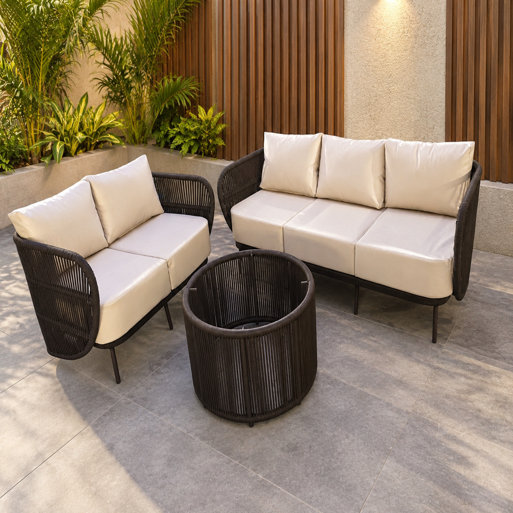 Outdoor Rope Sofa Set - Application: Garden