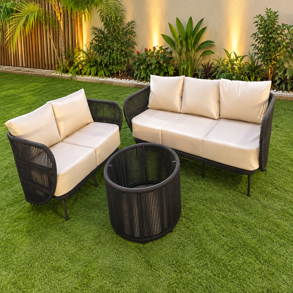 Outdoor Rope Sofa Set - Application: Garden