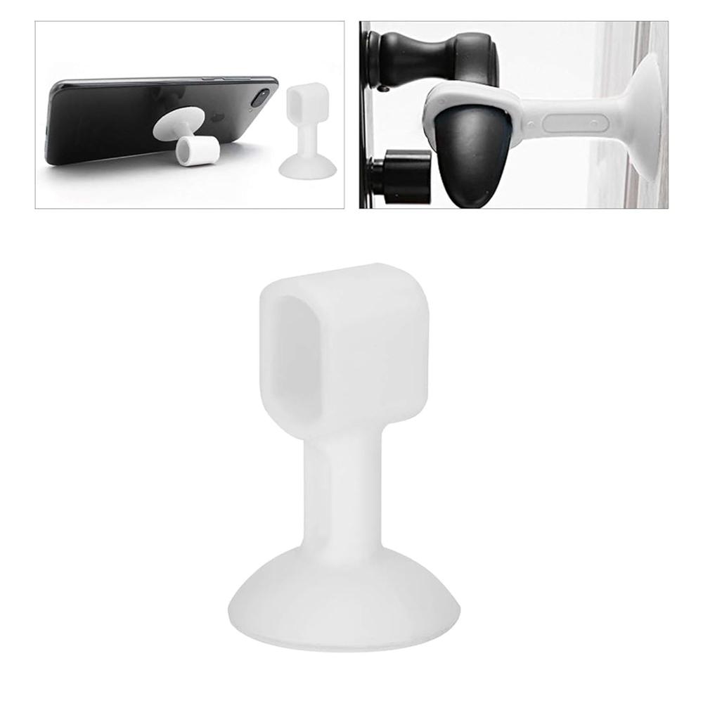 Self-Sucking Silicone Door Stopper (1 Pc / Mix Color) - Application: As Per Product Requirement