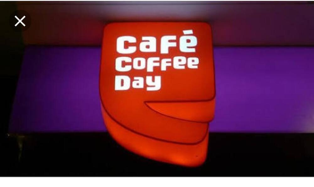 Caf Coffee Day Illuminated Logo Sign Board