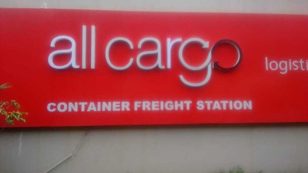 Allcargo ACP Sheet LED Letter Sign Board