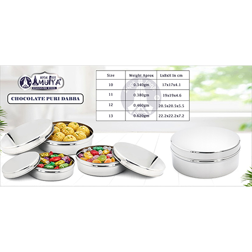 Chocolate Puri Dabba
