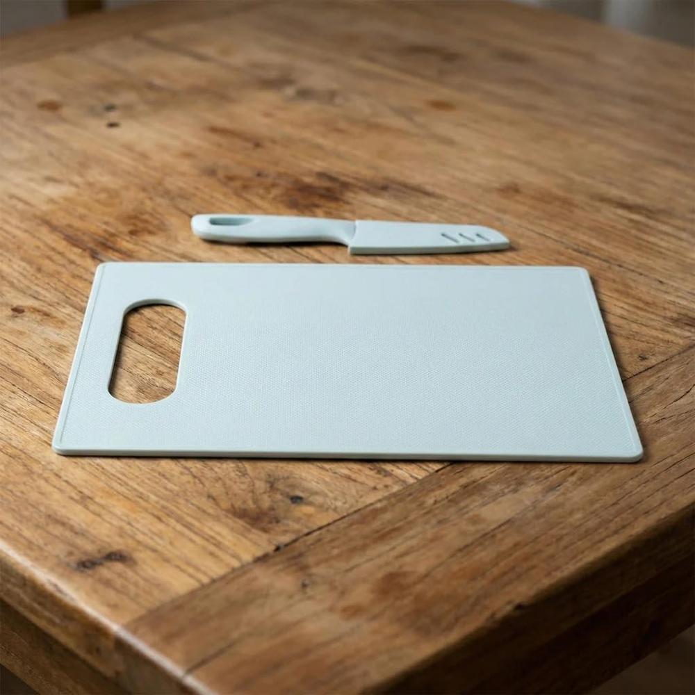 3 IN 1 CHOPPING BOARD KNIFE PEELER SET