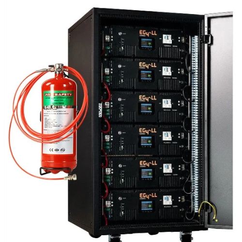 Server Rack Fire Suppression System