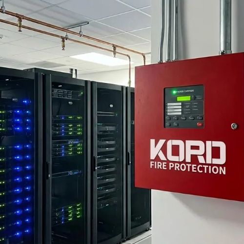 Server Rack Fire Suppression System