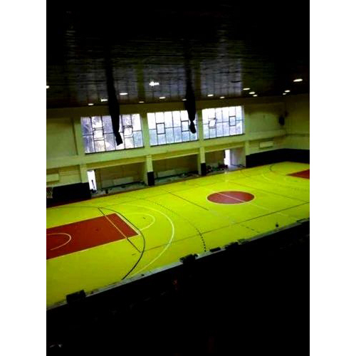 High Gloss Pu Basketball Court Flooring