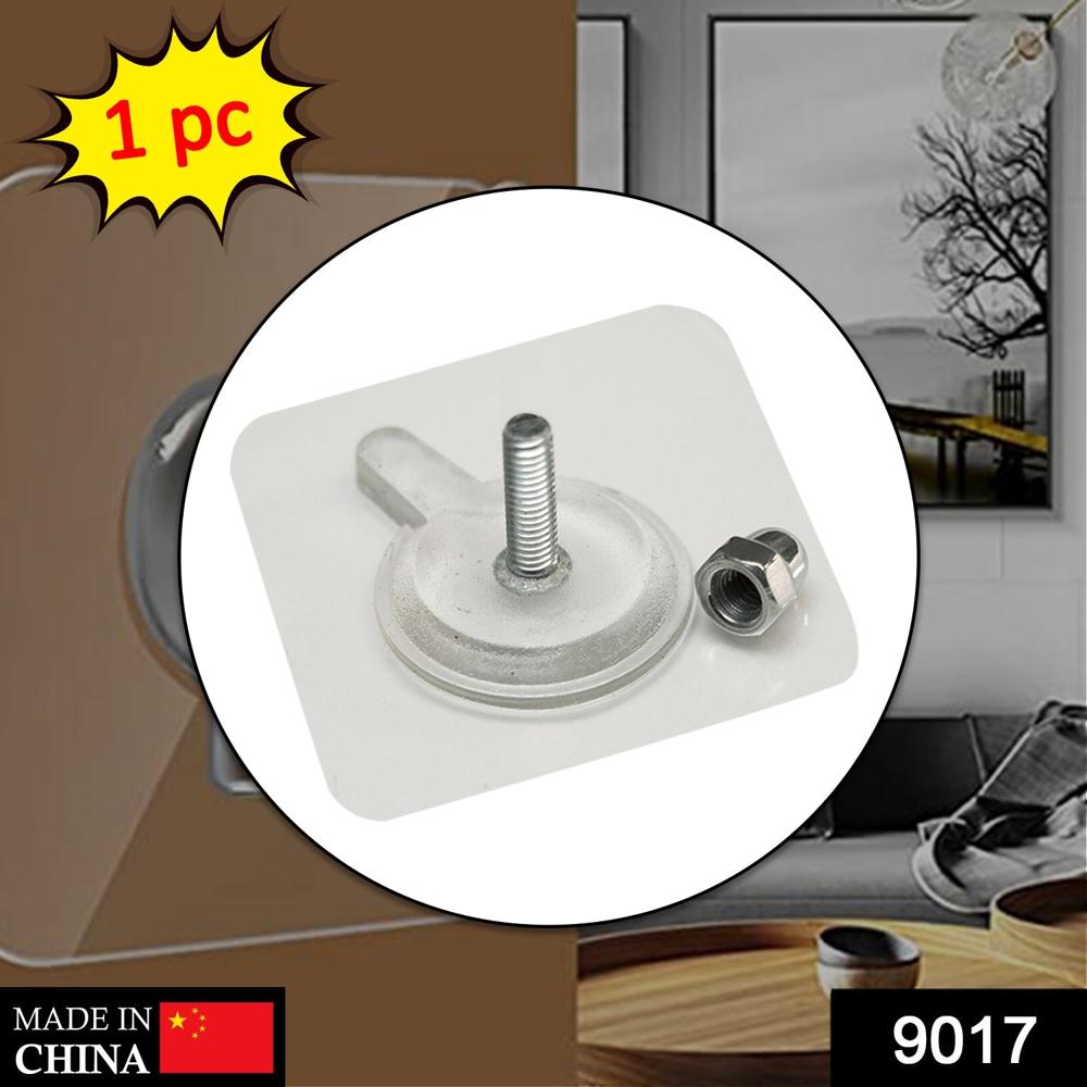 Adhesive Screw Wall Hook For Home & Office Hanging - Dimension (L*W*H): 6 X 6 X 2 Cm Millimeter (Mm)