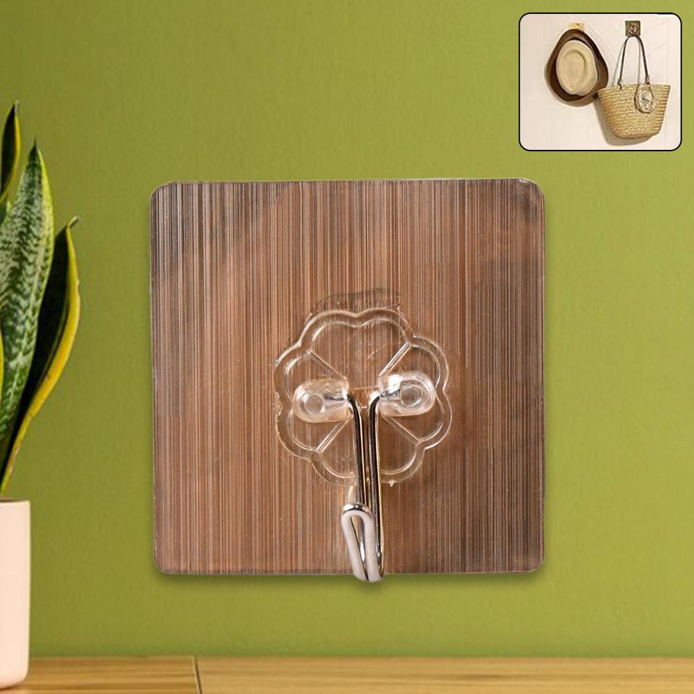 Adhesive Heavy-Duty Hooks For Kitchen And Bathroom (1 Pc / 6X6 Cm) - Application: As Per Product Requirement