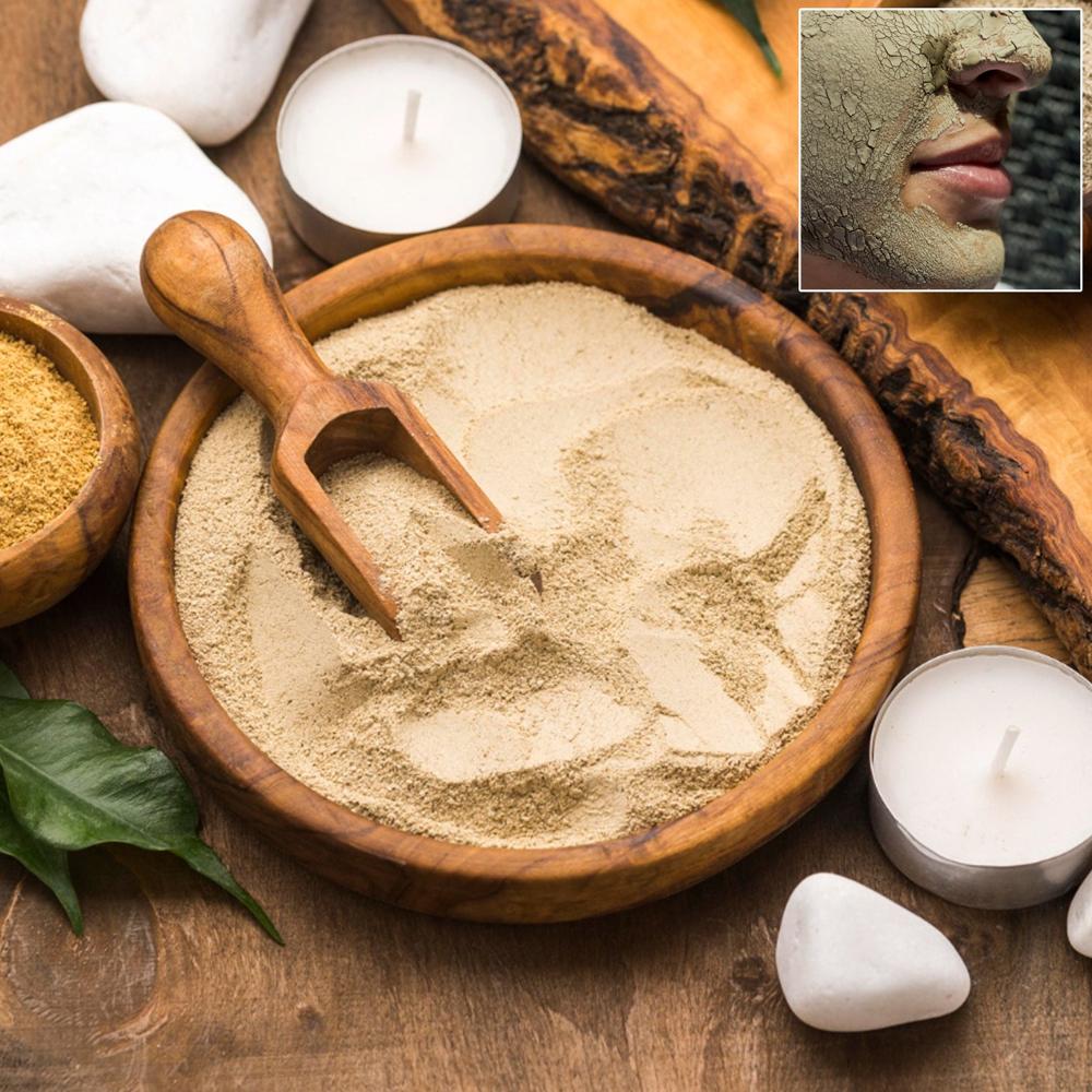 Natural Multani Mitti (Fuller s Earth) Face & Body Care Powder (10 to 12 Gm / 1 Pkt)
