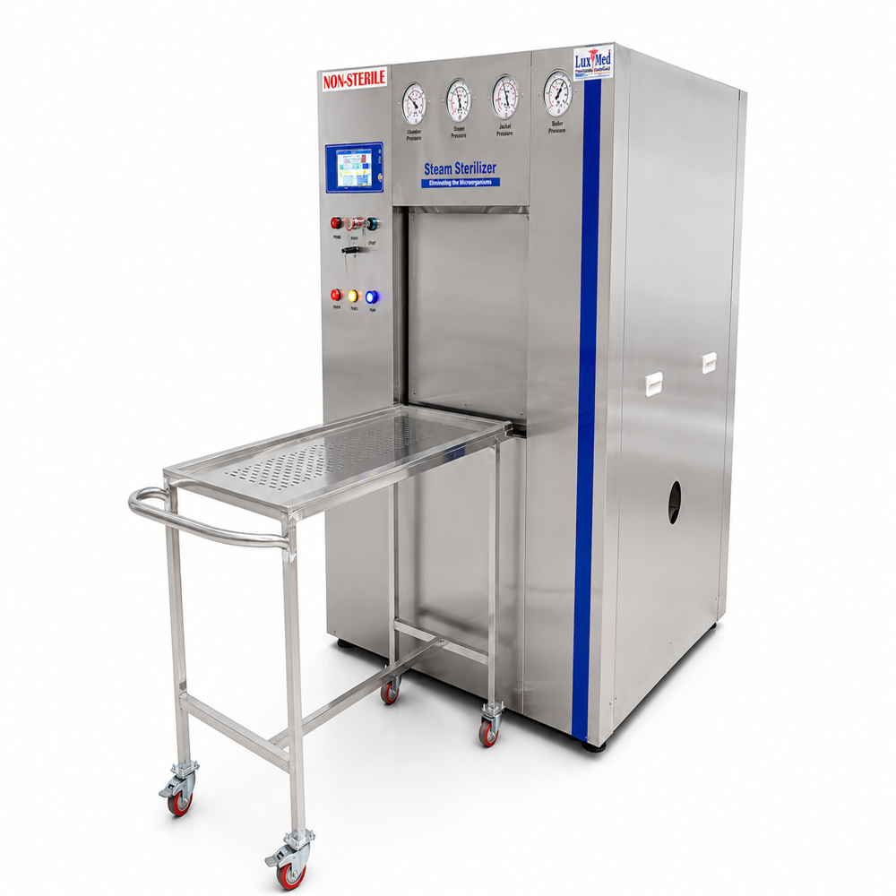 Horizontal Sliding Door Rectangular Steam Sterilizer - Material: Ss 304