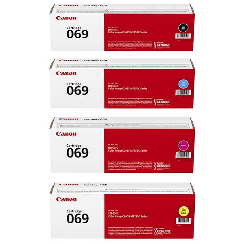 Canon 069 CMYK High Capacity Toner Cartridge
