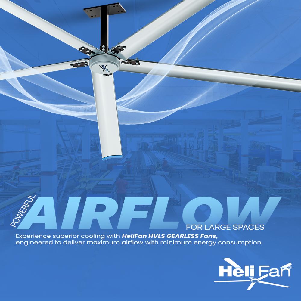 Large Ceiling Fan - Blade Diameter: 24 Foot (Ft)