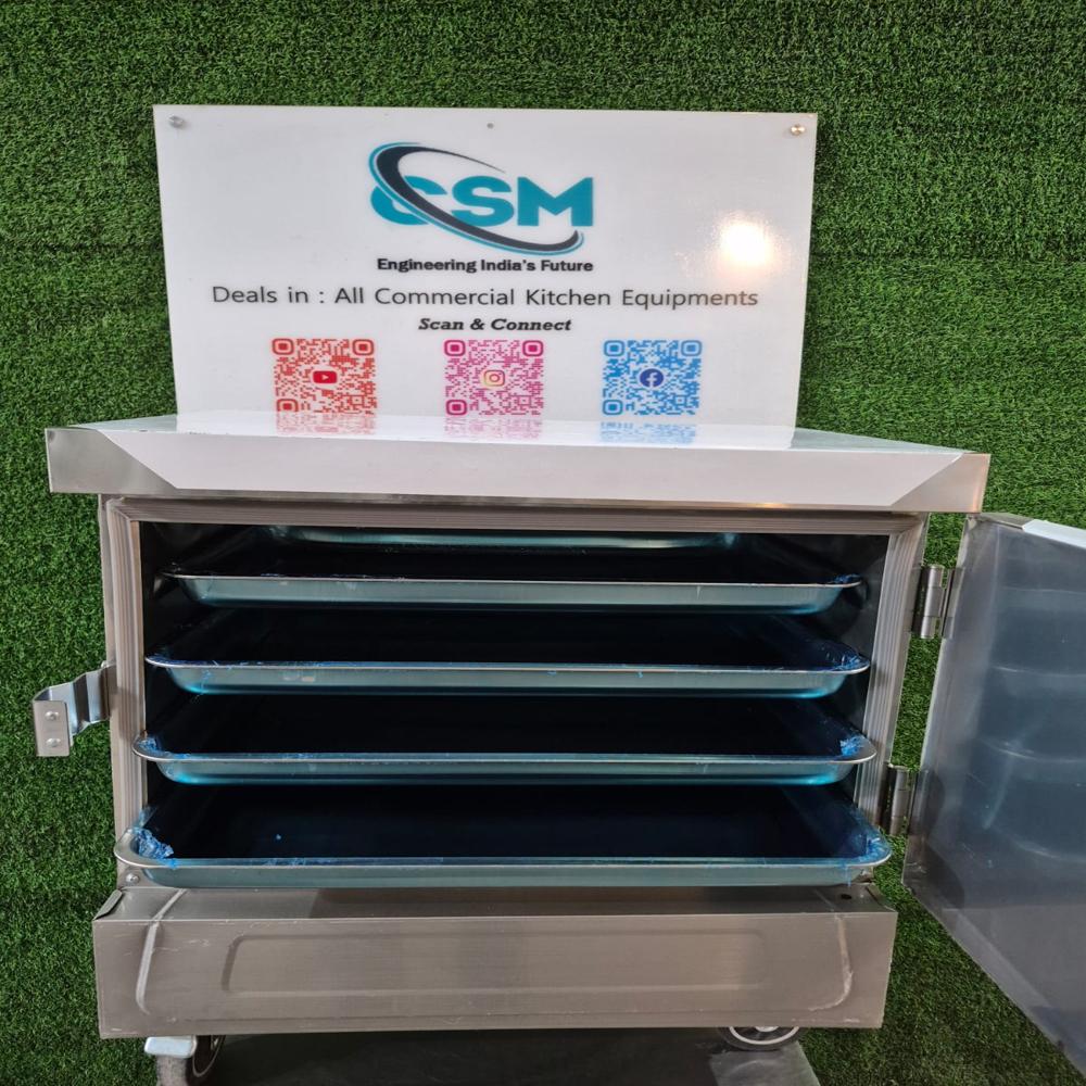 Electric Momo tray Steamer 4 tray