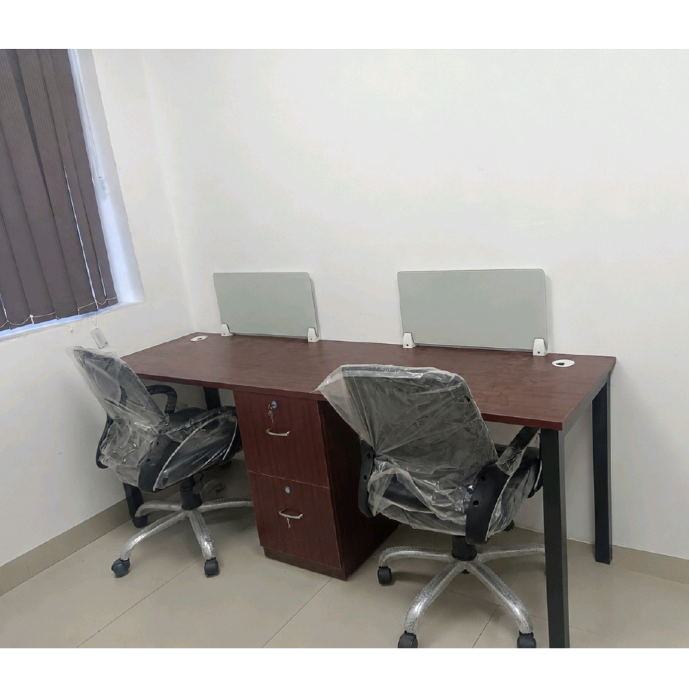 Two Seater Linear Office Workstation