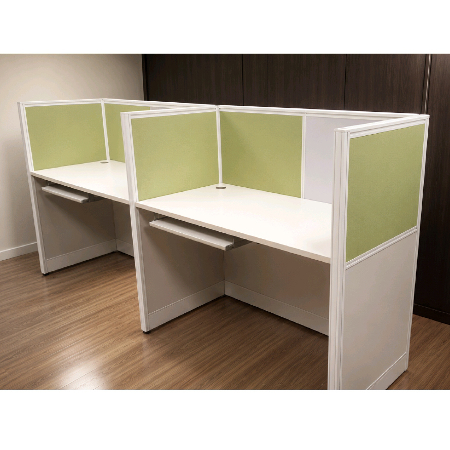 2 Seater Linear Modular Office Workstation