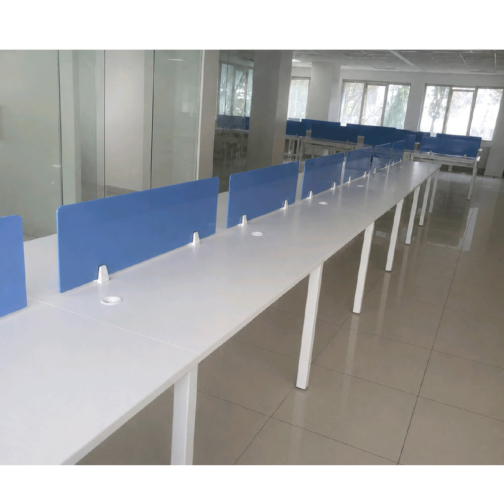PVC Modular Back To Back Office Workstation