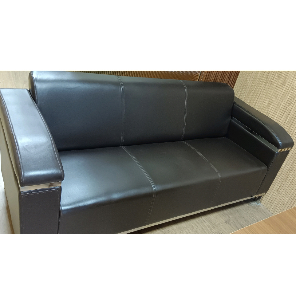Black Three Seater Sofa
