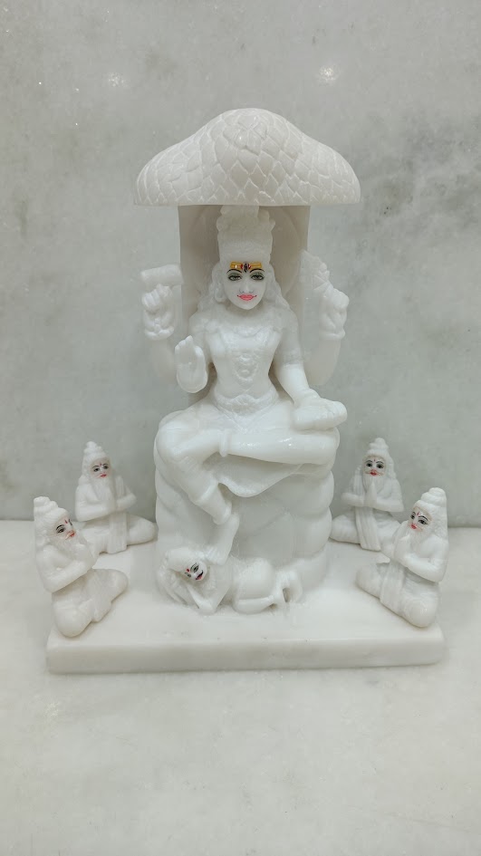 Marble Dakshinamurti Statue