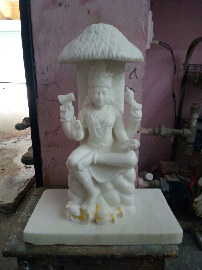 Marble Dakshinamurti Statue