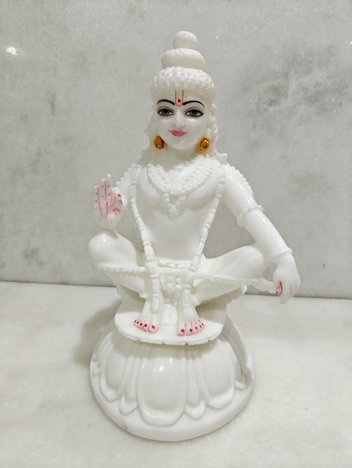 Marble Dakshinamurti Statue