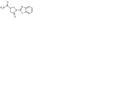 1- (1,3-Benzothiazol-2-yl)-5-oxopyrrolidine-3-carboxamide