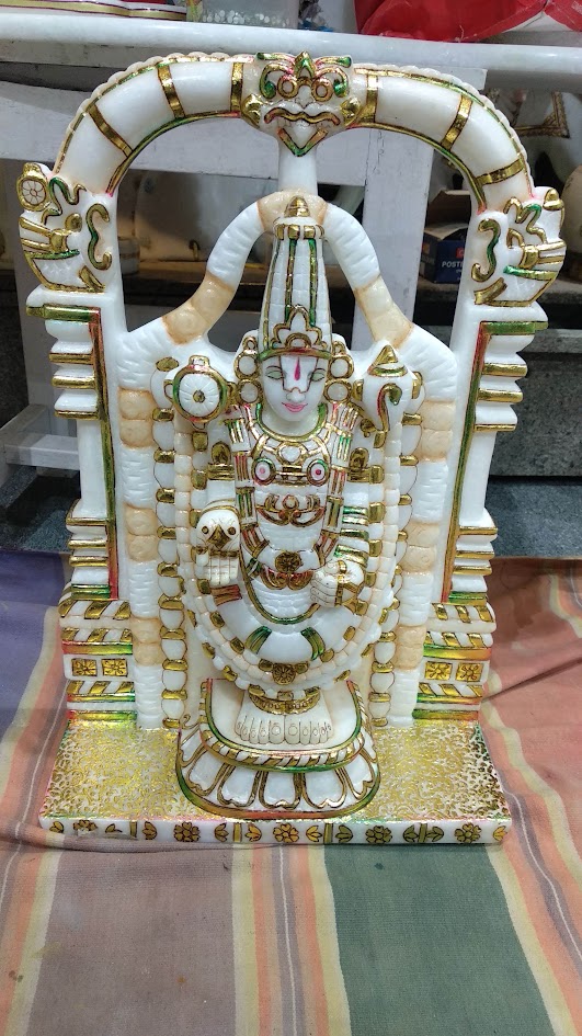 Marble Tirupati Balaji Statue 