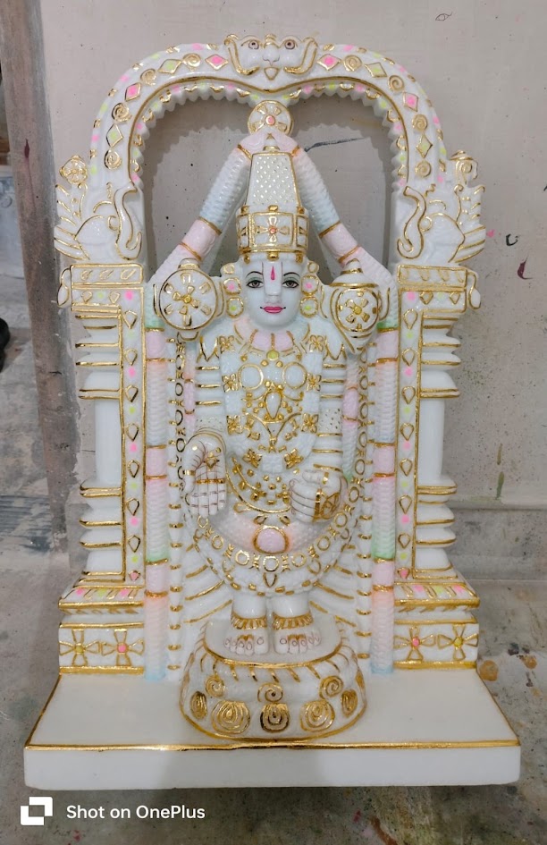 Marble Tirupati Balaji Statue 