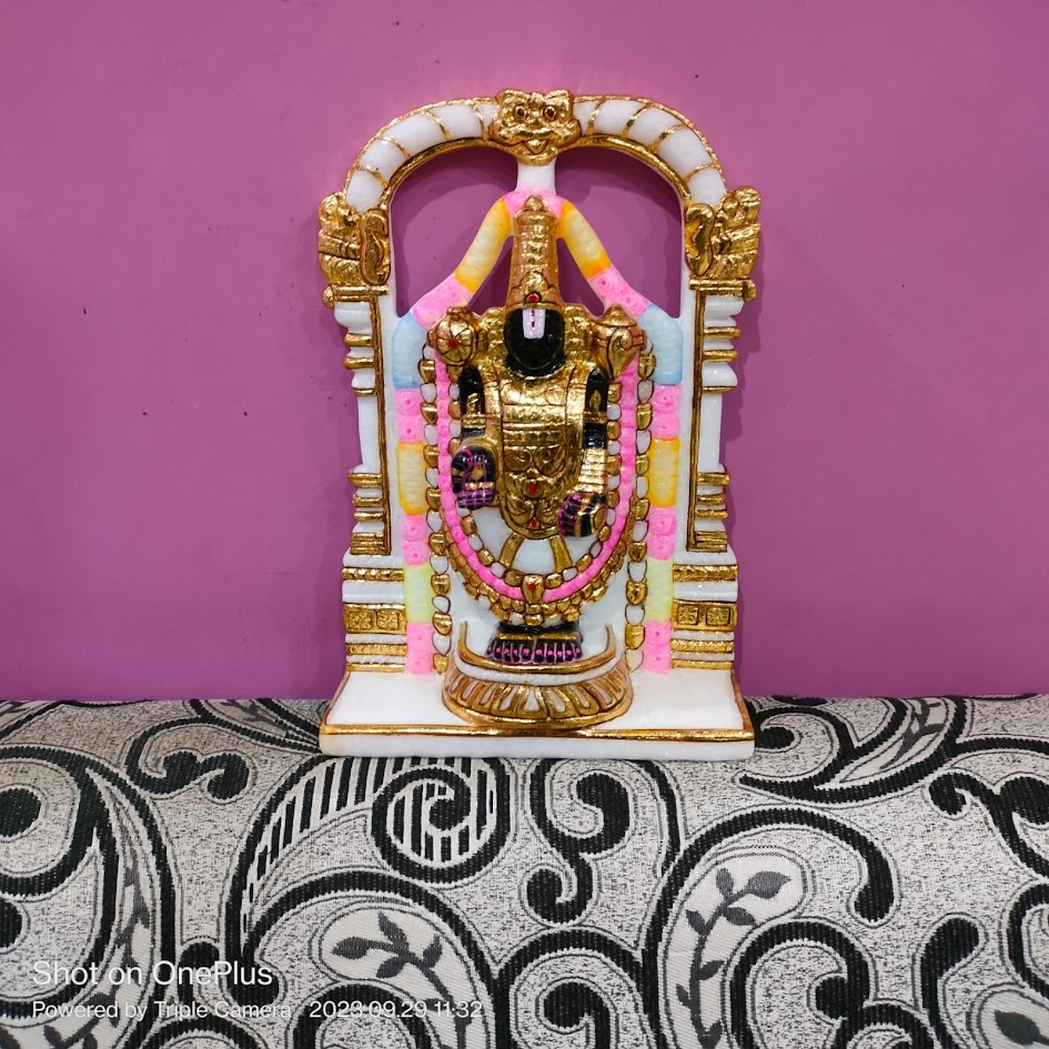 Marble Tirupati Balaji Statue 