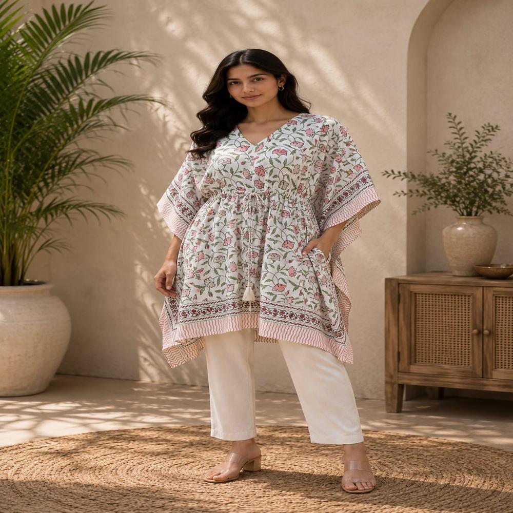 Jaipuri Printed Kaftan