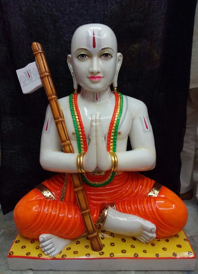 Marble Ramanujam Statue