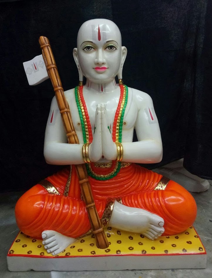 Marble Ramanujam Statue