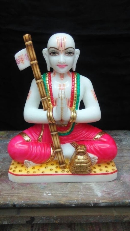 Marble Ramanujam Statue